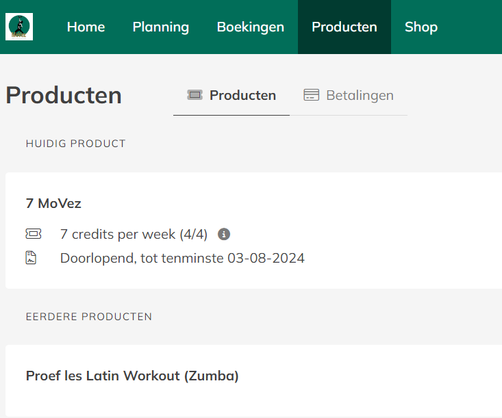 producten app